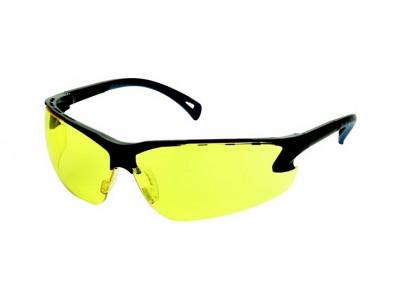 LUNETTES DE PROTECTION CE JAUNES BRANCHE NOIRES