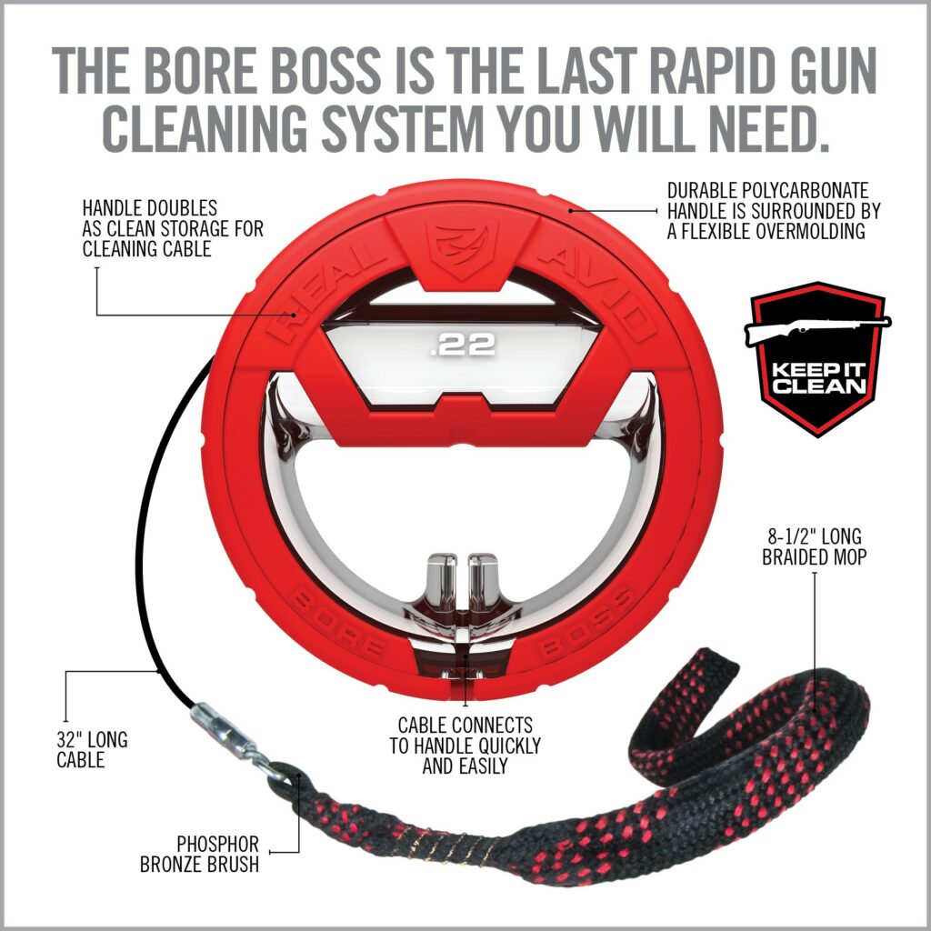 CORDON DE NETTOYAGE REAL AVID BORE BOSS CAL .22