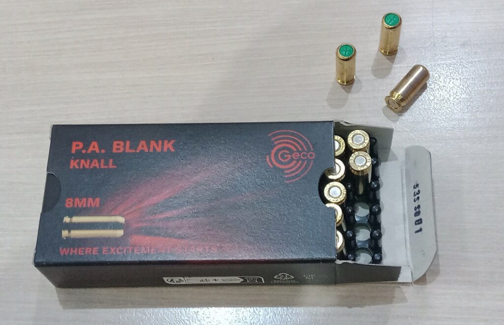 8MM A BLANC PAK GECO POUR PISTOLET