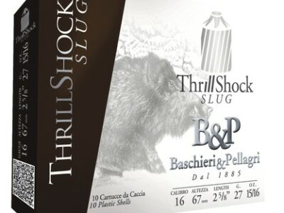 BALLES BASCHIERI & PELLAGRI THRILL SHOCK CAL 16/67 26g (BOITE DE 10)