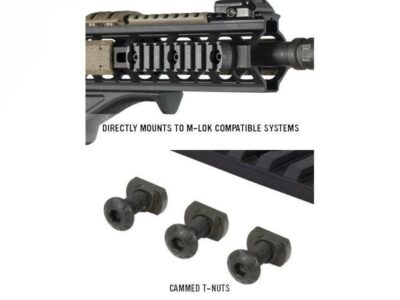 RAIL PICATINY MAGPUL POLYMERE M-LOCK 9 SLOTS BLACK
