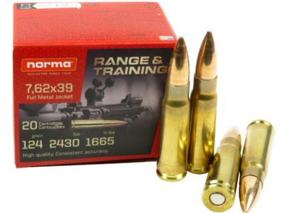 7,62x39 FMJ NORMA (boîte de 20)