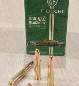 300AAC BLACKOUT SUBSONIQUE RNCP FIOCCHI 200GR