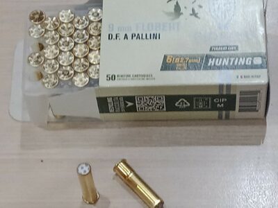 9MM FLOBERT DOUBLE CHARGE FIOCCHI PB 6