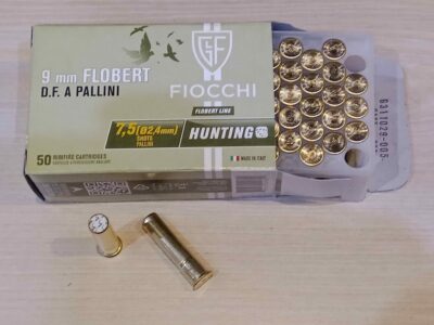 9MM FLOBERT DOUBLE CHARGE FIOCCHI PB 7.5