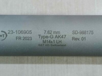 BRÜGGER THOMET SILENCIEUX GRS INCONEL  14X1 LH POUR AK-47