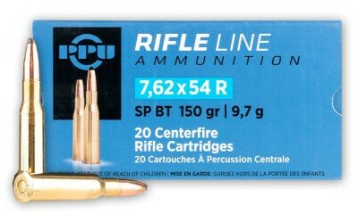7.62x54r PARTIZAN Soft Point (boîte de 20)
