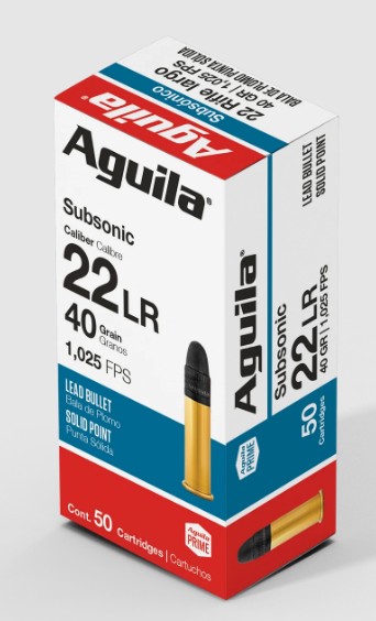 AGUILA 22LR SUBSONIC HP 38GR (BOITE DE 50)