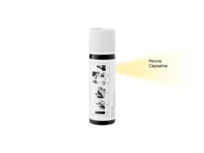 Recharge gaz pour stylo et porte-clés de défense PIRANHA 60ml - Gaz poivre