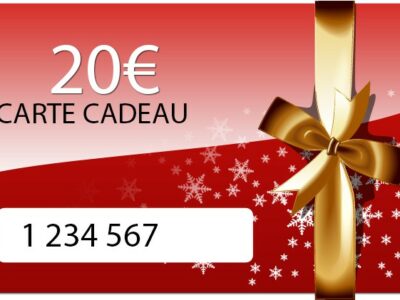 Carte cadeau de 20 euros