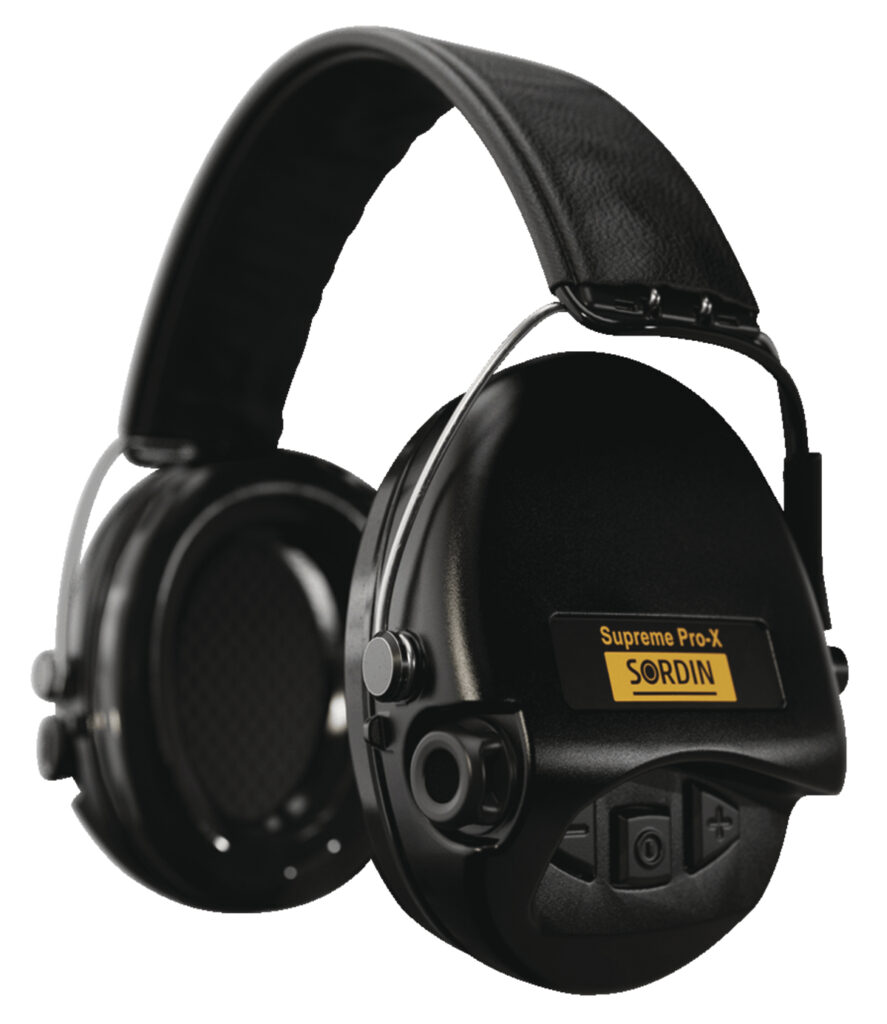 SORDIN CASQUE ACTIF SUPREME PRO-X NOIR COUSSINETS GEL