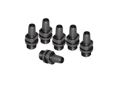 6 CHEMINÉES ACIER POUR REVOLVER POUDRE NOIRE
