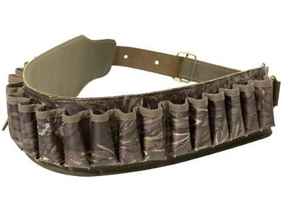 CARTOUCHIÈRE CUIR ET TOILE 20 TUBES