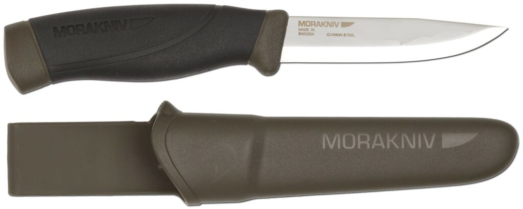 COUTEAU MORA COMPANION KAKI / NOIR