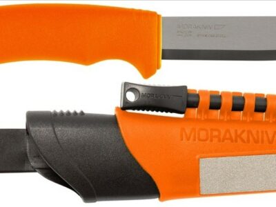 COUTEAU MORA BUSHCRAFT SURVIVAL ORANGE INOX