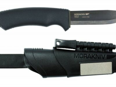 COUTEAU MORA BUSHCRAFT SURVIVAL NOIR CARBONE