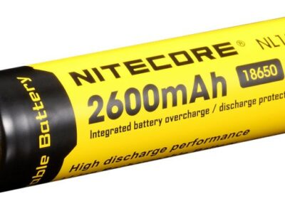NITECORE BATTERIE / ACCU RECHARGEABLE 18650 2600mAh