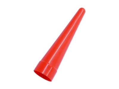 Cône de signalisation rouge pour lampe Diamètre 34 mm