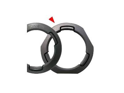 BAGUE GRIP APPLATS POUR BÂTON EKA CAMLOCK