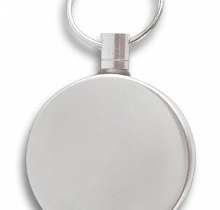 Porte-clefs acier inox extensible chromé 70cm
