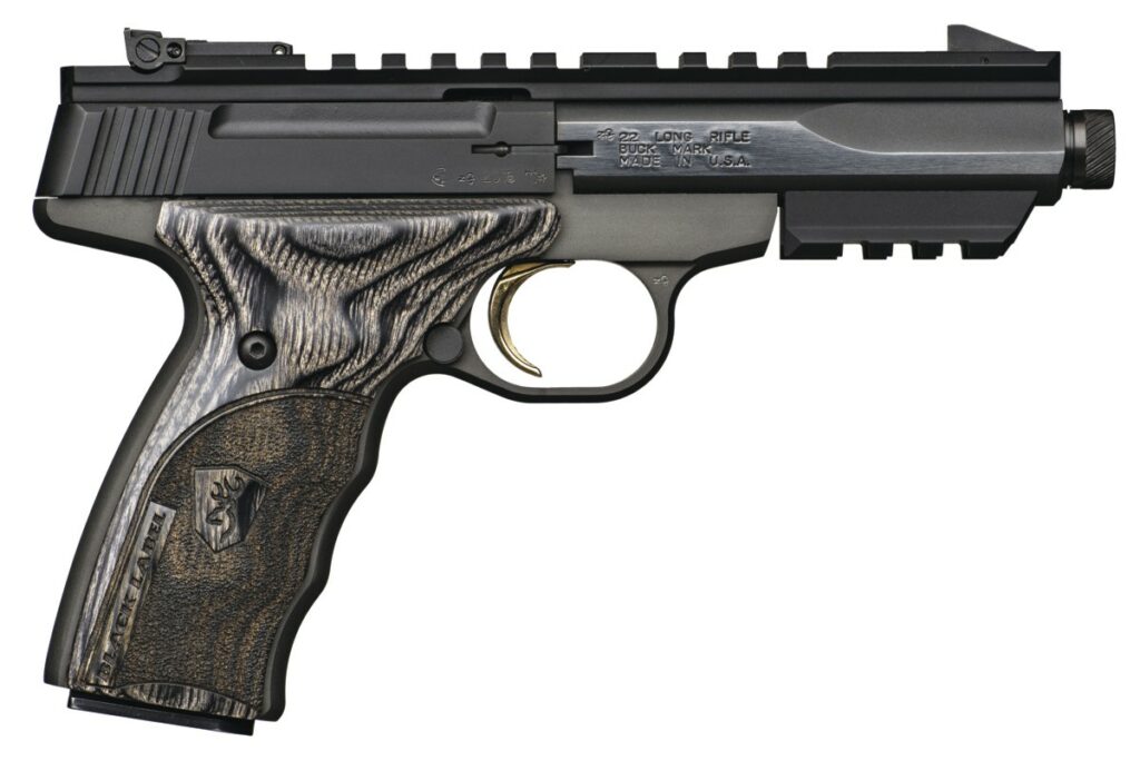 BROWNING BUCKMARK BLACK LABEL SUPPRESOR READY FILETE CAL 22
