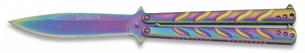 COUTEAU PAPILLON BOKER MAGNUM RAINBOW