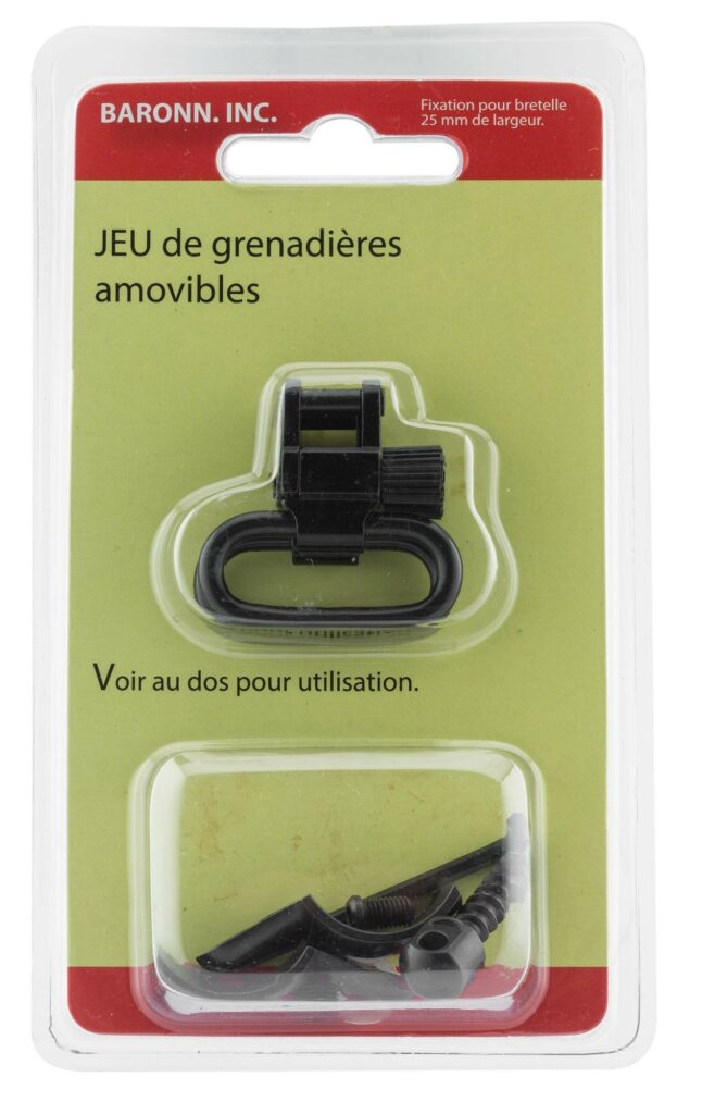 Jeu de grenadières amovibles. Superposé.
