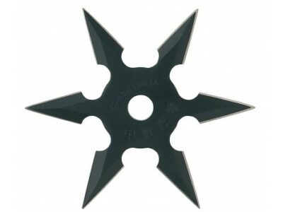 ETOILE DE JET / SHURIKEN 6 BRANCHES NOIR