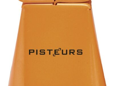 Sonnaillon Pisteur laiton orange  5cm passant 35mm