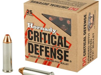 38 SPECIAL HORNADY CRITICAL 110 GR FTX CD X25
