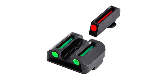 TRUGLO HAUSSE FIXE ET GUIDON FFIBRE OPTIQUE POUR GLOCK HAUT