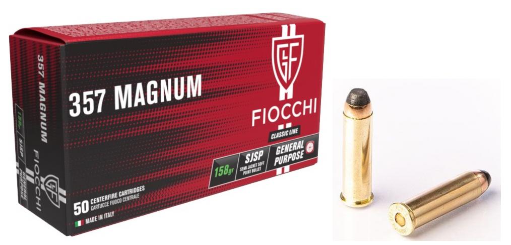 357 MAG SJSP FIOCCHI 158GR