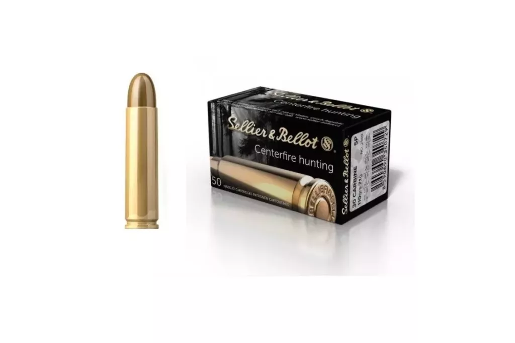 30 CARBINE SELLIER & BELLOT FMJ (boîte de 50)