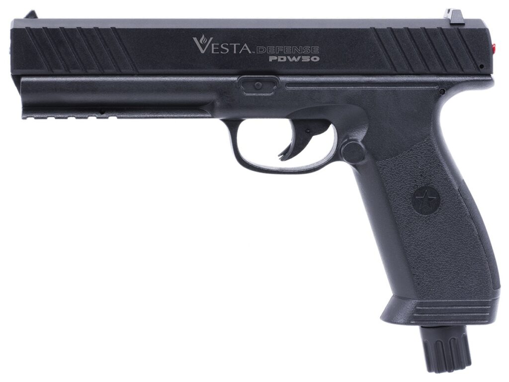 VESTA DEFENSE PISTOLET PDW 50 14 JOULES CAL 50 CAOUTCHOUC