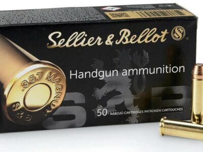 357 MAGNUM FMJ SELLIER BELLOT 158 GRAINS PAR 50
