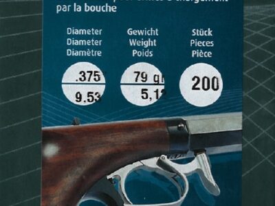 HN BALLE POUDRE NOIR CAL 375 PAR 200