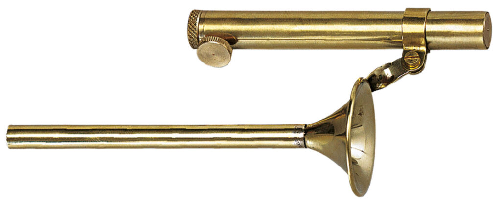 PEDERSOLI DOSEUR À POUDRE NOIRE AVEC BEC 0-150 GRS