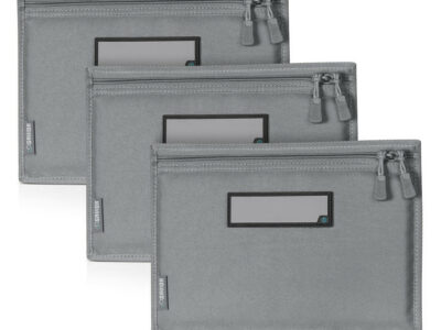 SAVIOR lot de 3 pochettes de rangement GRIS arme de poing