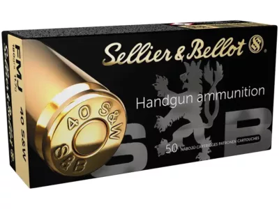 40 SW FMJ SELLIER BELLOT 180 GRAINS