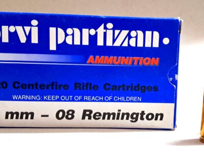 7MM-08 REM. PARTIZAN HP (boite de 20)