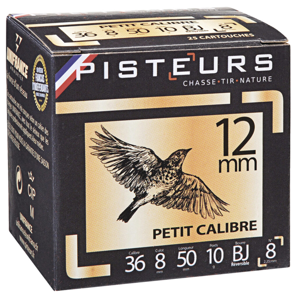 12 MM CARTOUCHES PISTEURS PLOMB 4 PAR 25