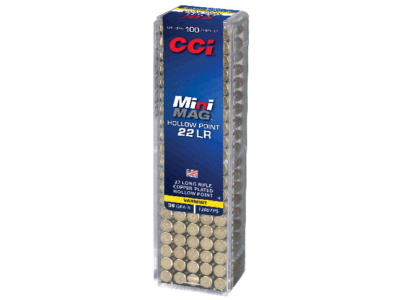 22 LR CCI MINI MAG VARMINT HP 36 GRAINS  boite de 100