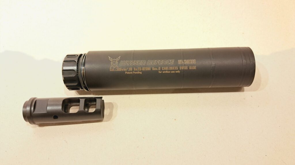 WYSSEN DEFENCE WD-SMR308 NOIR + Frein de bouche 5/8x24