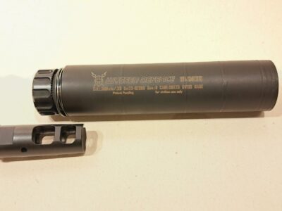 WYSSEN DEFENCE WD-SMR308 NOIR + Frein de bouche 5/8x24