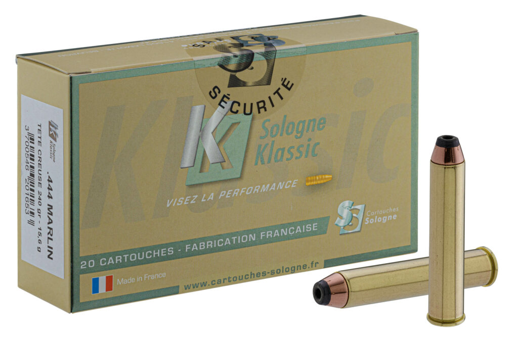 444 MARLIN SOLOGNE 240 GRAINS JHP BTE 20