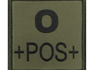 PATCH SANGUIN O POSITIF VERT OLIVE