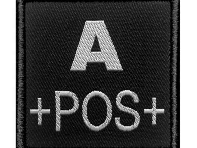 PATCH SANGUIN A POSITIF NOIR