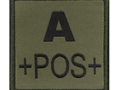 PATCH SANGUIN A POSITIF VERT OLIVE