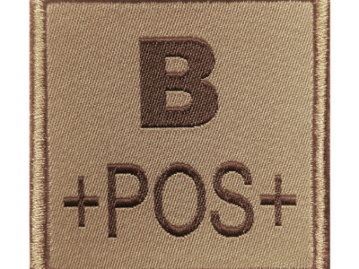 PATCH SANGUIN B POSITIF TAN