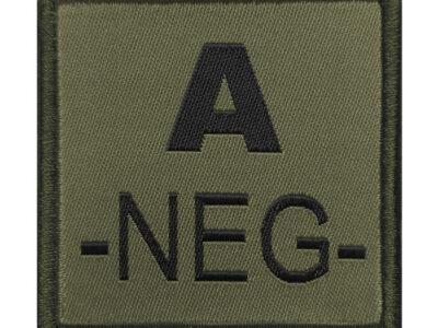 PATCH A NEGATIF VERT OLIVE